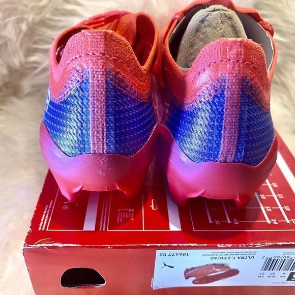 PUMA Ultra 1.3 FG/ AG Sunblaze Soccer Cleats shoes Men's Size 5 New - Picture 6 of 11